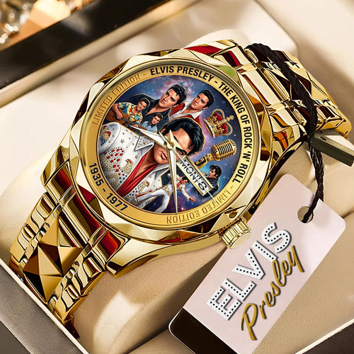 Elvis Presley Alloy Luxury Quartz Watch – TMTHU6263
