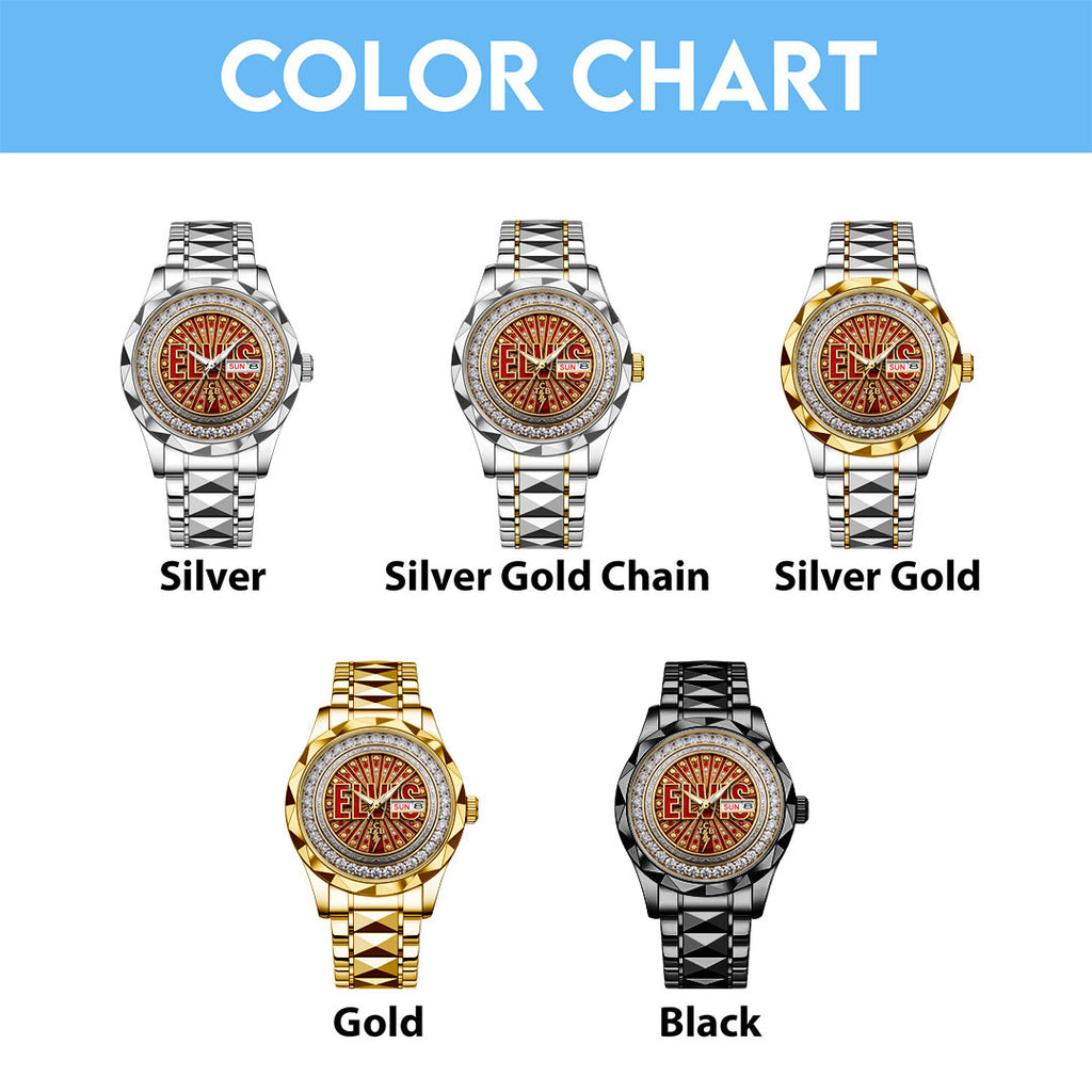 Elvis Presley Alloy Luxury Quartz Watch – TMTHU8102