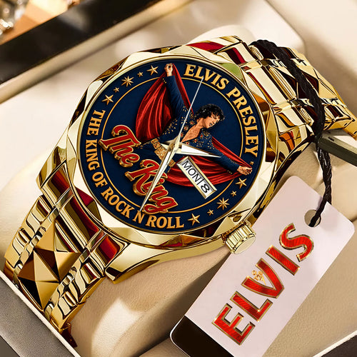 Elvis Presley Alloy Luxury Quartz Watch – TMTHU8147