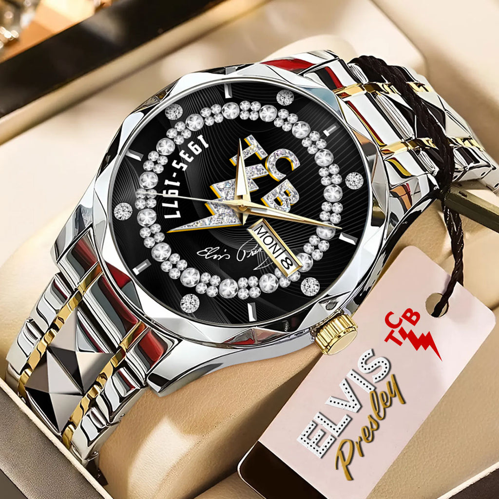 Elvis Presley Black Stainless Steel Watch – MAITM 7475