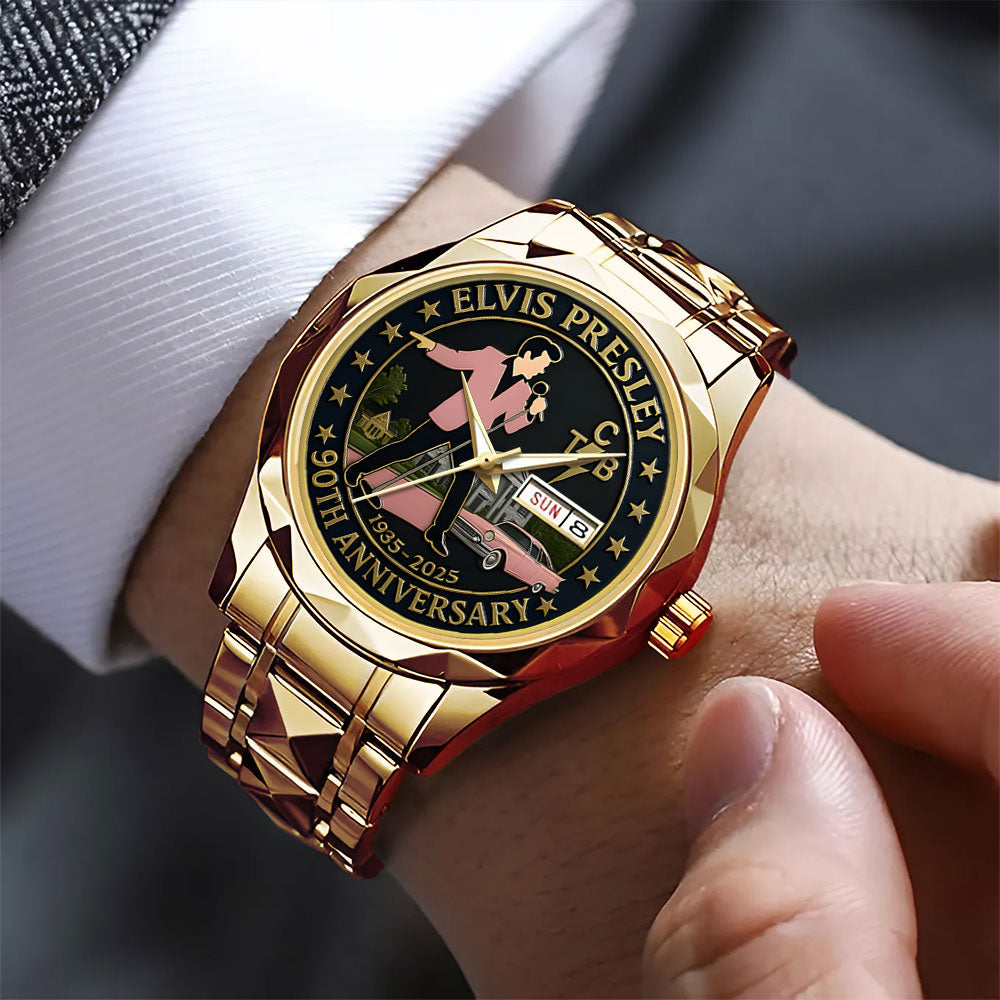Elvis Presley Alloy Luxury Quartz Watch – MAITM12571