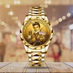 Elvis Presley Alloy Luxury Quartz Watch – MAITM14654