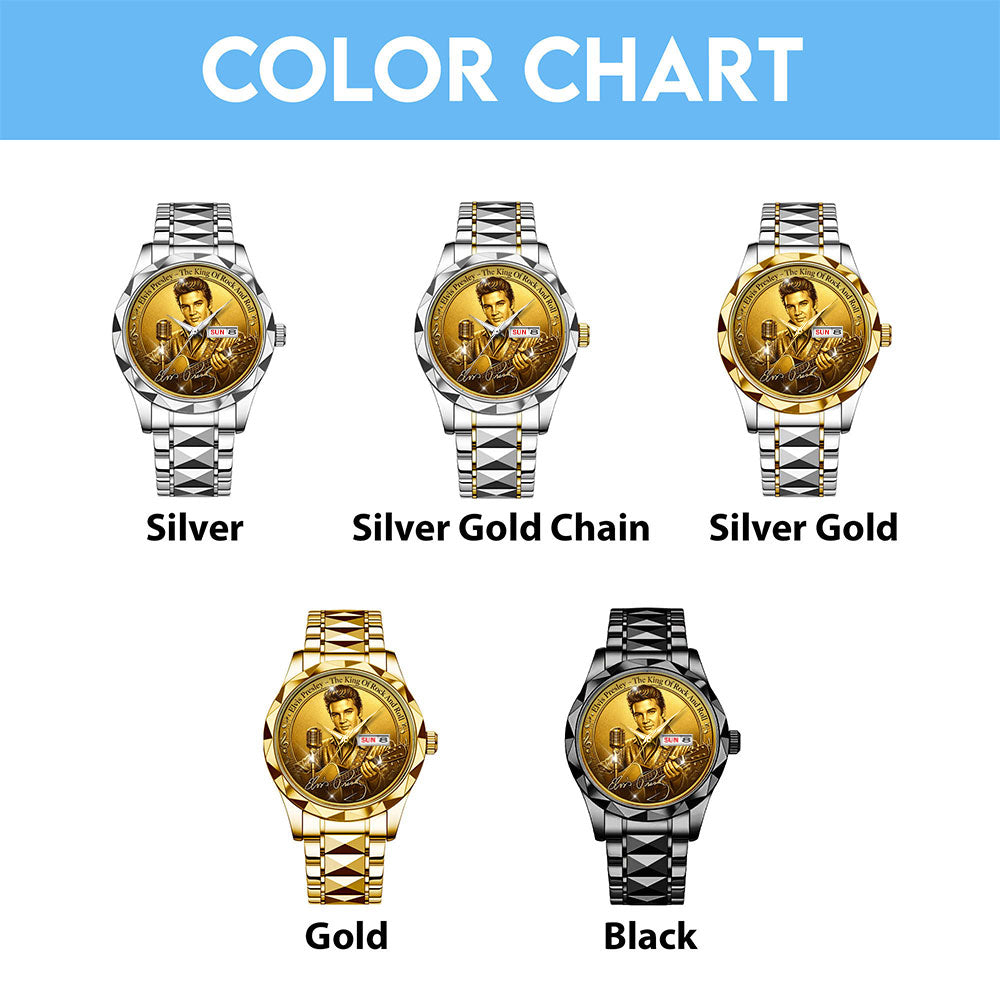 Elvis Presley Alloy Luxury Quartz Watch – MAITM14654