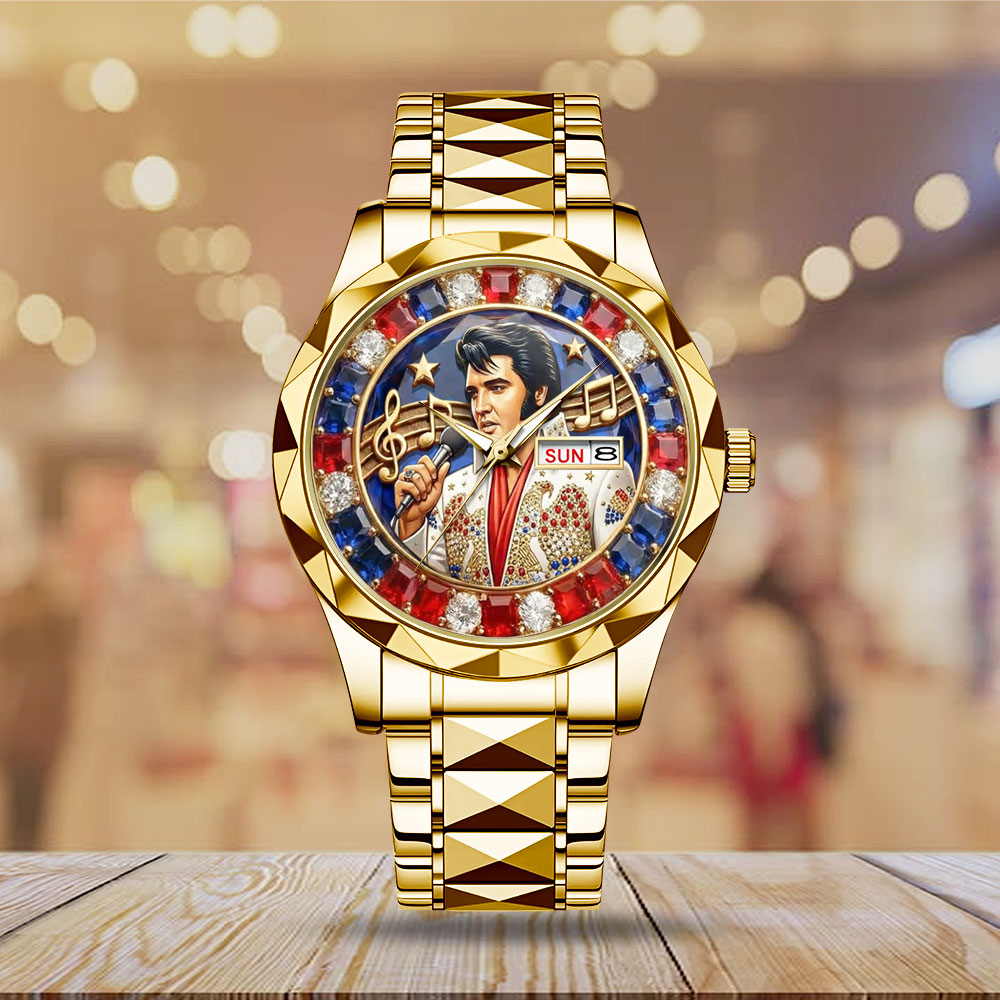 Elvis Presley Alloy Luxury Quartz Watch – MAITM14658