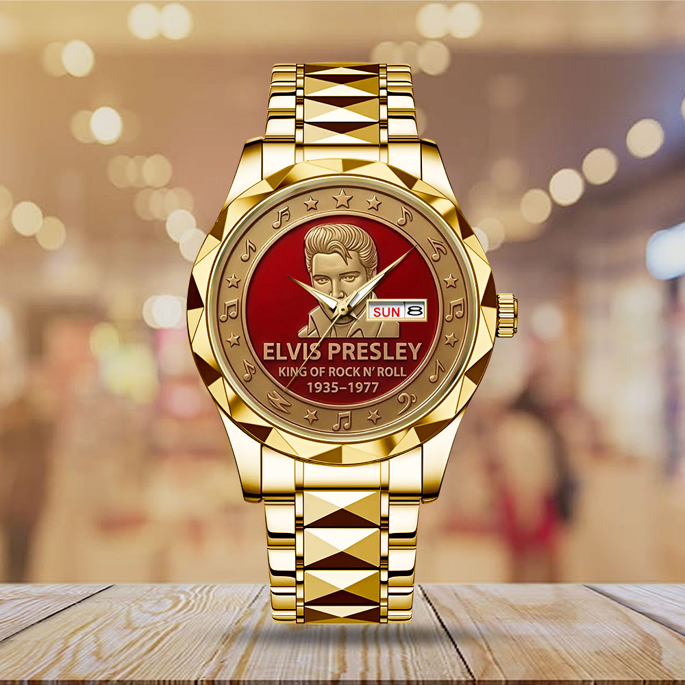 Elvis Presley Alloy Luxury Quartz Watch – MAITM15012
