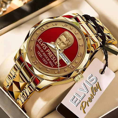 Elvis Presley Alloy Luxury Quartz Watch – MAITM15012