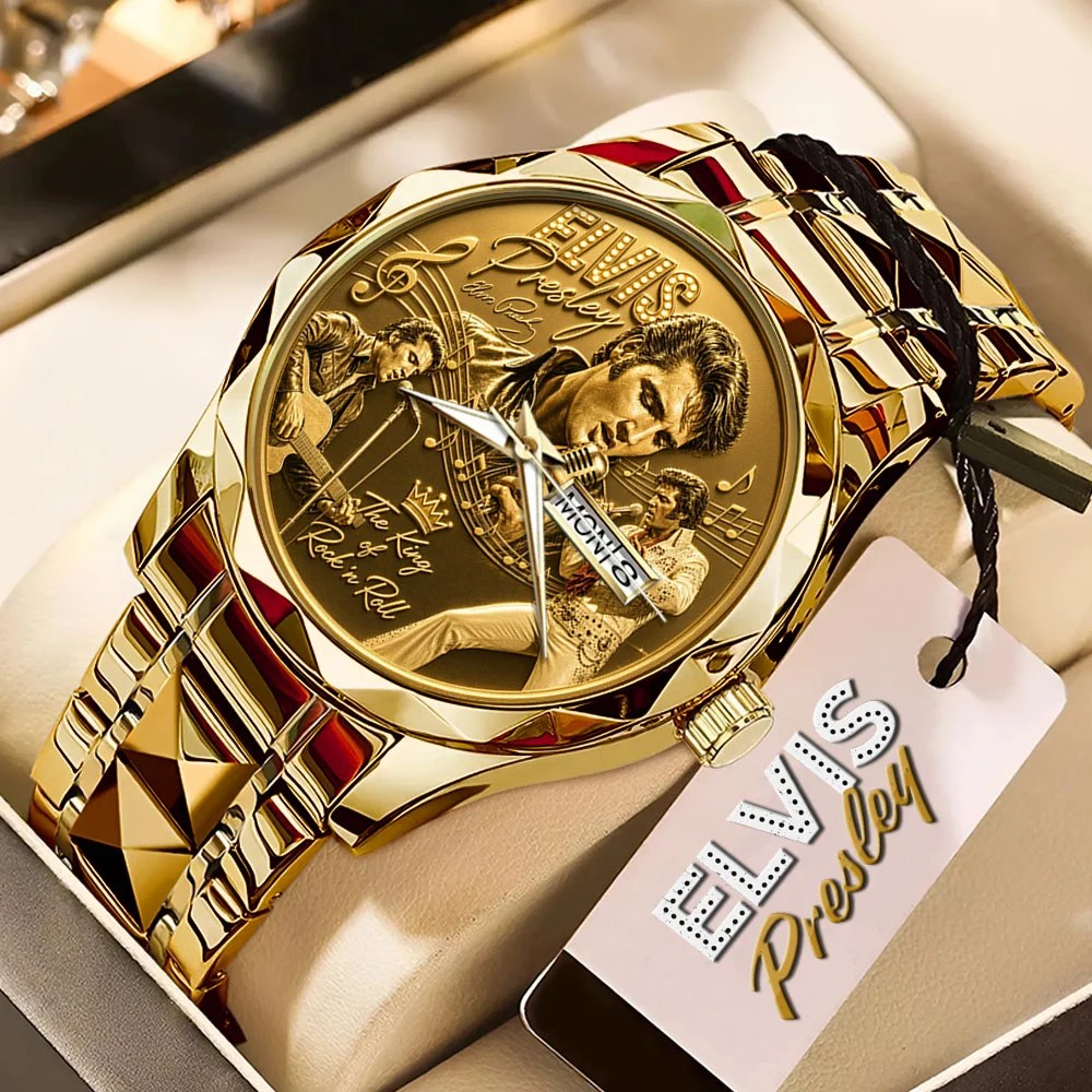 Elvis Presley Alloy Luxury Quartz Watch – MAITM15352