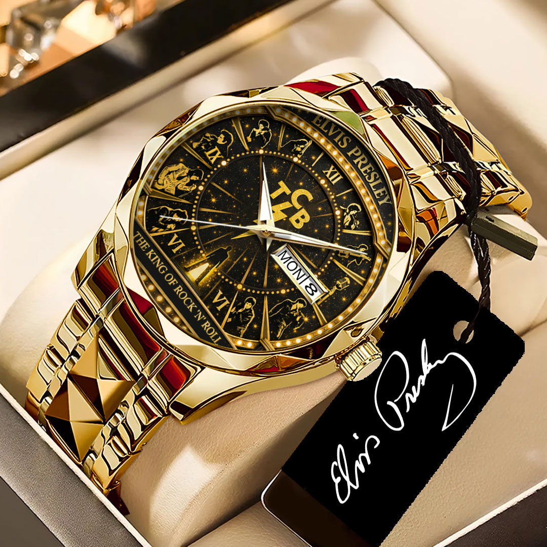 Elvis Presley Alloy Luxury Quartz Watch – TANTN20956