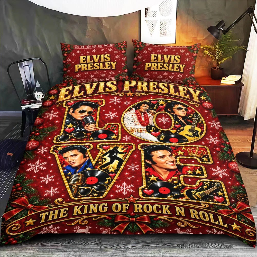 Elvis Presley 3-Piece Duvet Bedding Set – TMTHU10245