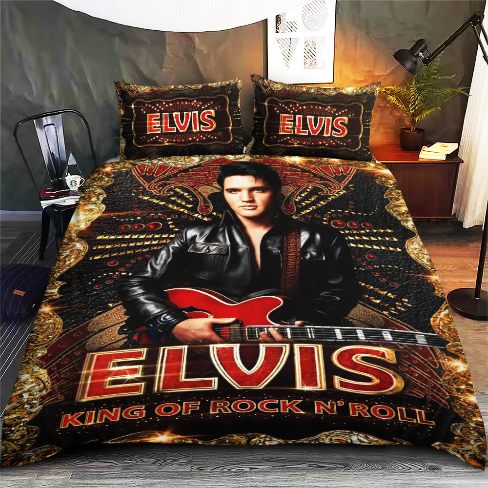 Elvis Presley 3-Piece Duvet Bedding Set – TMTHU6394