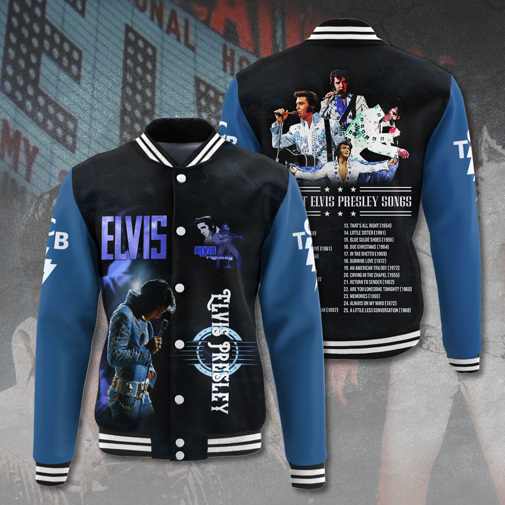 Elvis Presley Varsity Jacket – HUANNM 4641