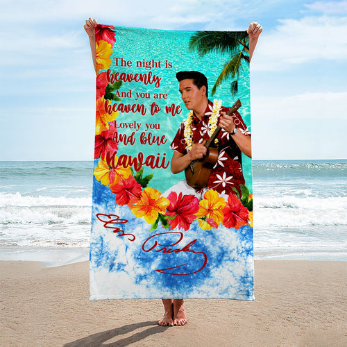 Elvis Presley Rectangle Beach Towel – HOATT18271