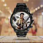 Elvis Presley Black Stainless Steel Watch – GNE 251