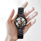 Elvis Presley Black Stainless Steel Watch – GNE 251