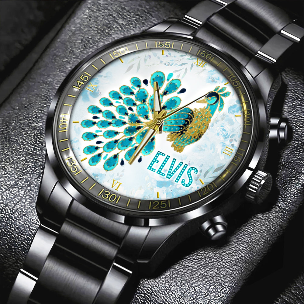 Elvis Presley Black Stainless Steel Watch – GNE 252