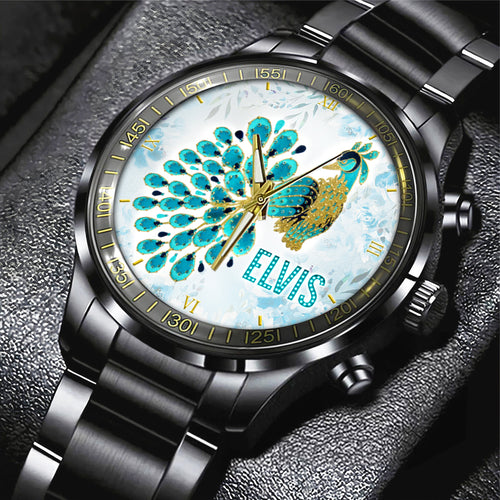Elvis Presley Black Stainless Steel Watch – GNE 252