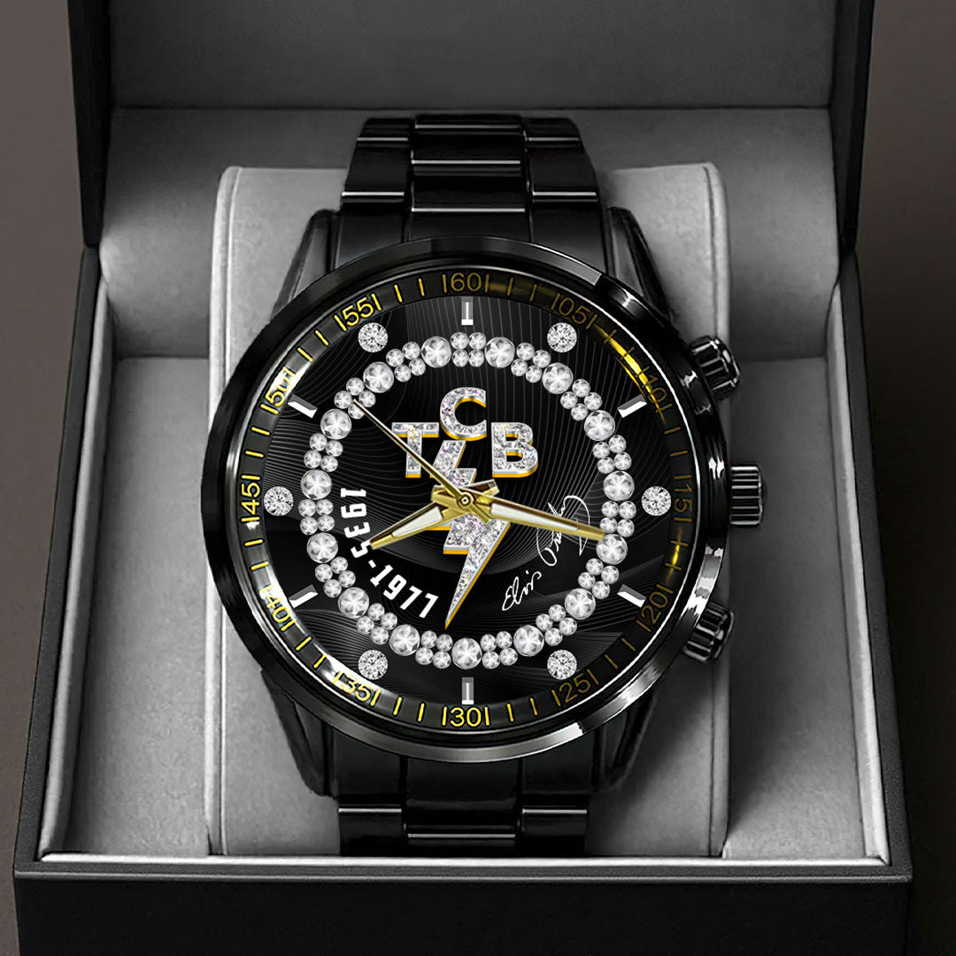 Elvis Presley Black Stainless Steel Watch – HOATT16098