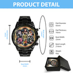 Elvis Presley Black Stainless Steel Watch – TANTN 7842.1