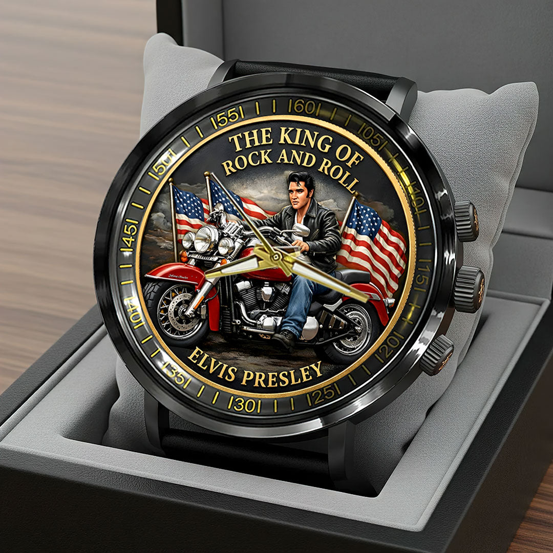 Elvis Presley Black Stainless Steel Watch – HOATT15479