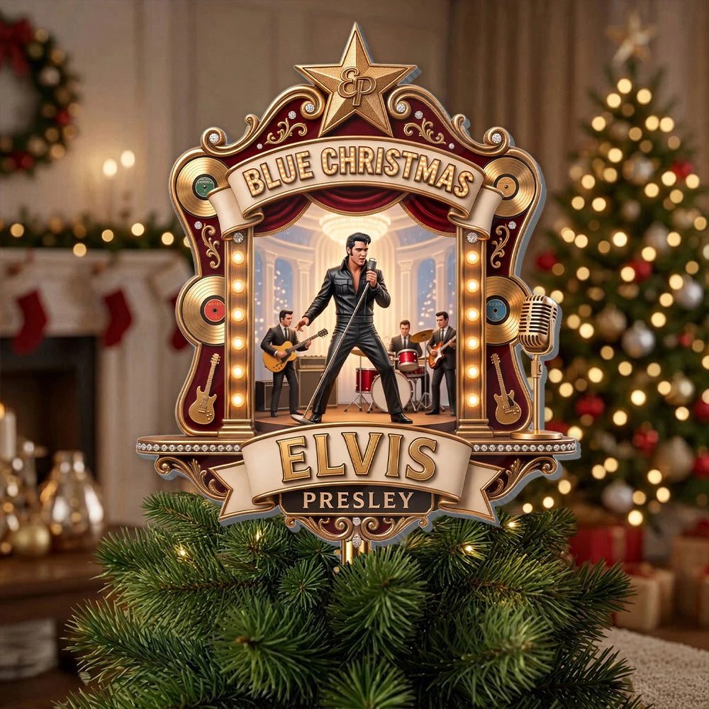 Elvis Presley Christmas Tree Topper – TMTHU9677
