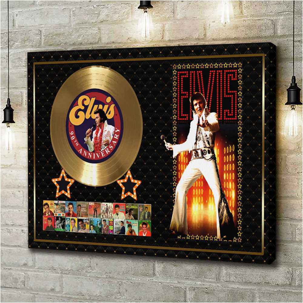 Elvis Presley Rectangle Canvas With Inner Frame – HOATT 12350