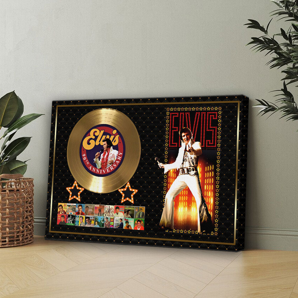 Elvis Presley Rectangle Canvas With Inner Frame – HOATT 12350