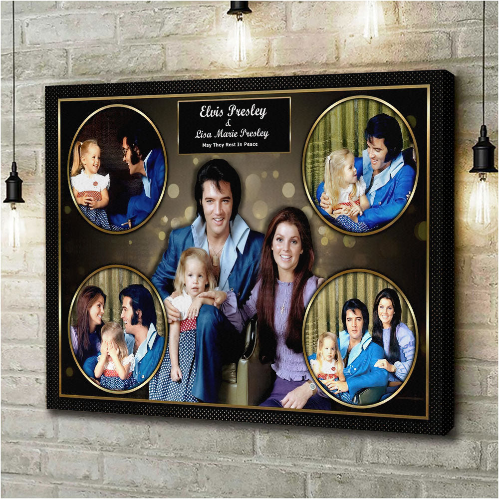 Elvis Presley Rectangle Canvas With Inner Frame – HOATT 7313