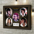 Elvis Presley Rectangle Canvas With Inner Frame – HOATT 7346