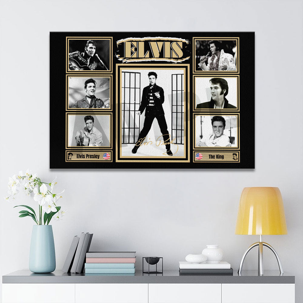 Elvis Presley Rectangle Canvas With Inner Frame – HOATT 8021