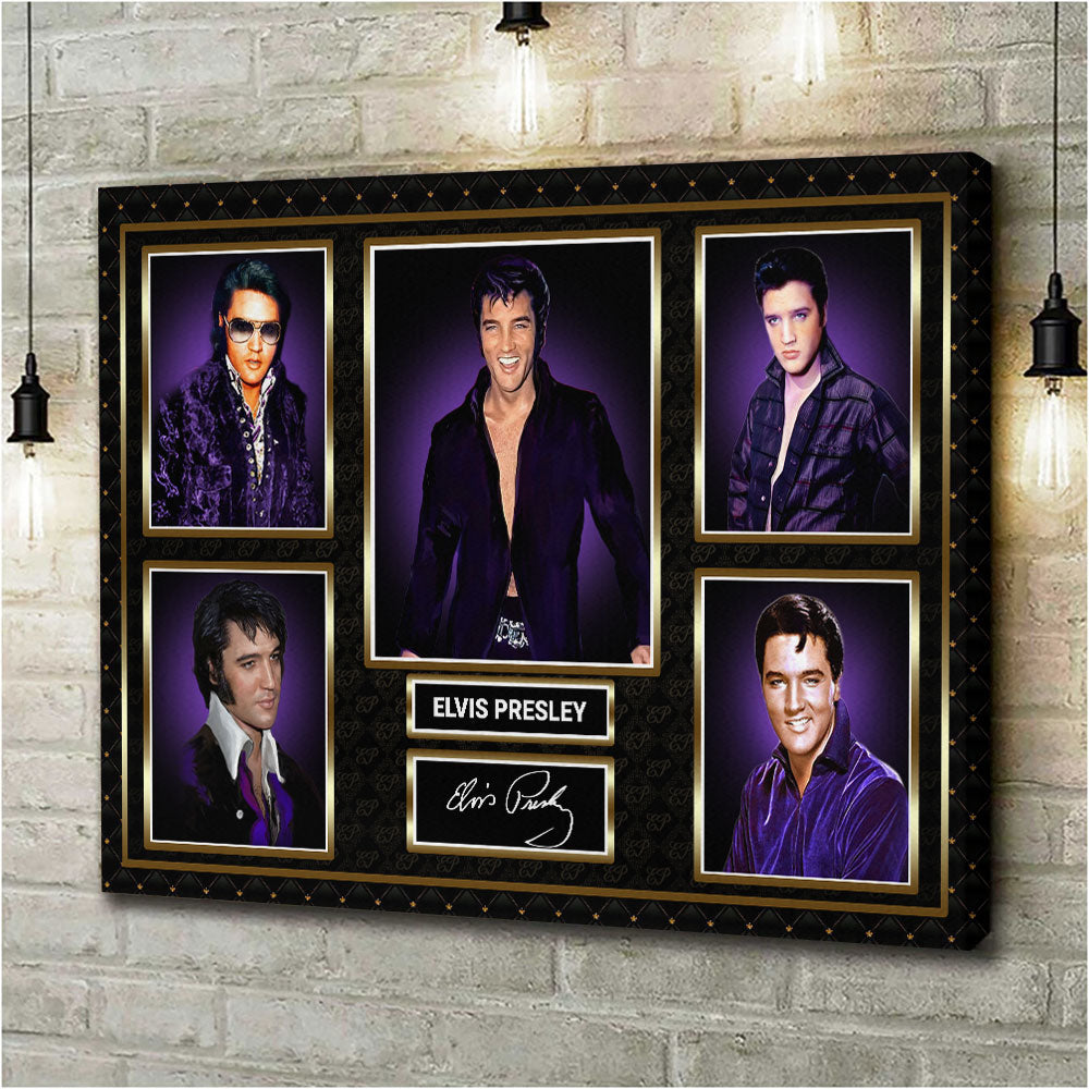 Elvis Presley Rectangle Canvas With Inner Frame – HOATT 8095
