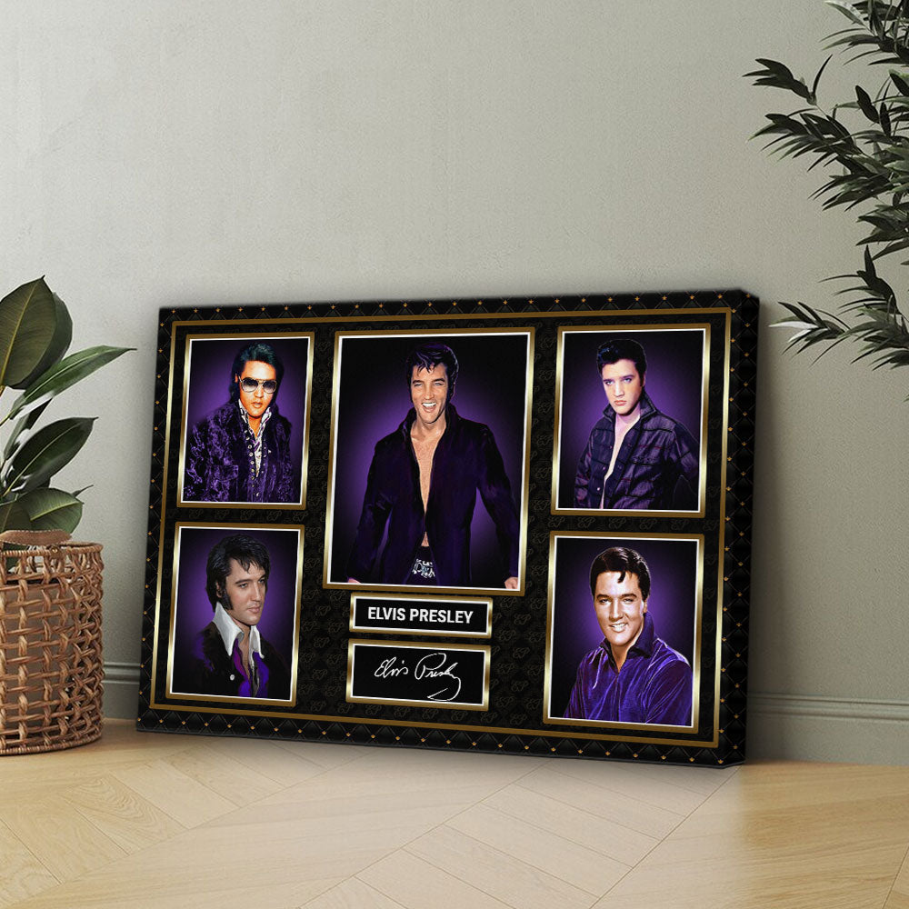 Elvis Presley Rectangle Canvas With Inner Frame – HOATT 8095