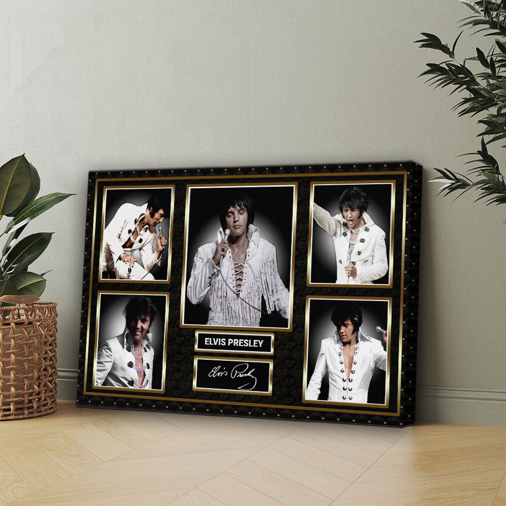 Elvis Presley Rectangle Canvas With Inner Frame – HOATT 8096
