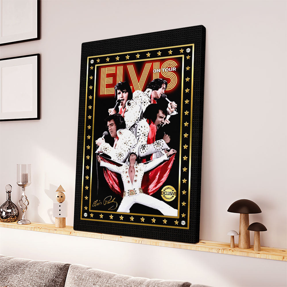 Elvis Presley Rectangle Canvas With Inner Frame – HOATT 8334