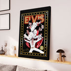 Elvis Presley Rectangle Canvas With Inner Frame – HOATT 8334