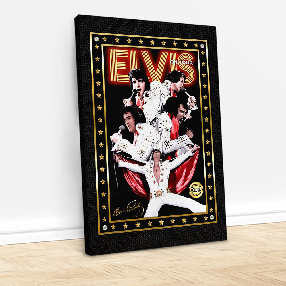 Elvis Presley Rectangle Canvas With Inner Frame – HOATT 8334