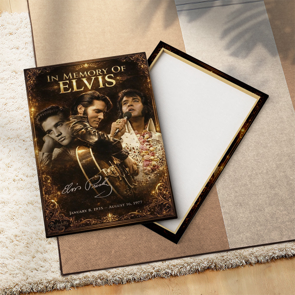 Elvis Presley Rectangle Canvas With Inner Frame – MAITM14719