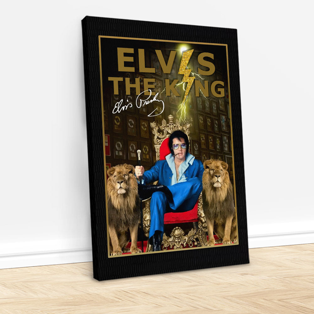 Elvis Presley Rectangle Canvas With Inner Frame – HOATT 8094