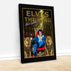 Elvis Presley Rectangle Canvas With Inner Frame – HOATT 8094