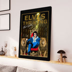 Elvis Presley Rectangle Canvas With Inner Frame – HOATT 8094