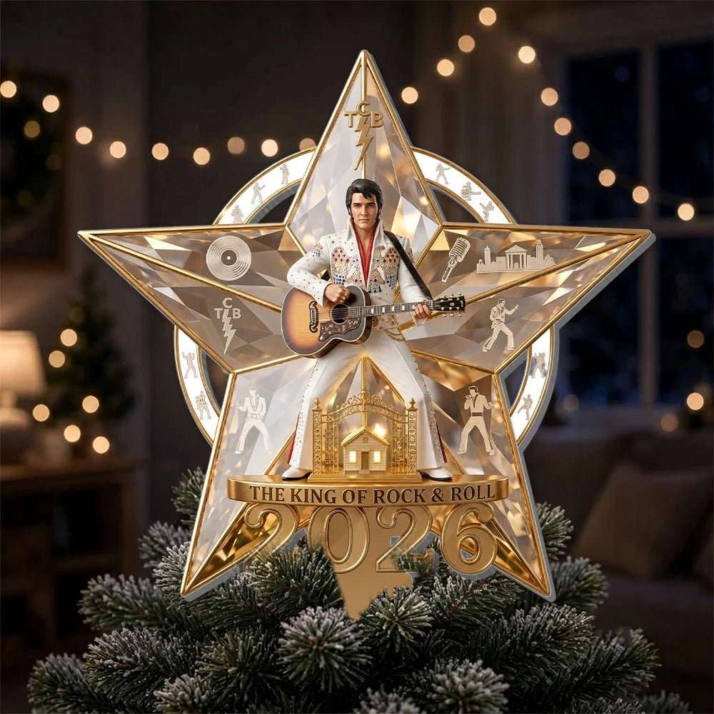 Elvis Presley Christmas Tree Topper – TMTHU9636
