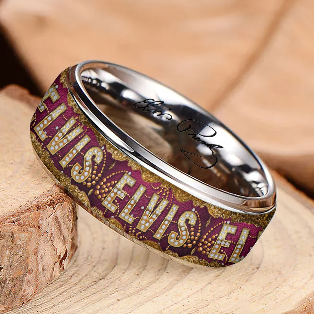 Elvis Presley Custom Alloy Ring – MAITM 11942