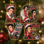 Elvis Presley Custom Shape 1-side Printed Acrylic Ornament – MAITM15323
