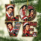 Elvis Presley Custom Shape 1-side Printed Acrylic Ornament – MAITM15323