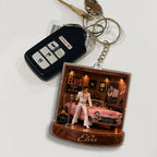Elvis Presley Custom Shape 2-sided Keychain – MAITM15353