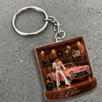 Elvis Presley Custom Shape 2-sided Keychain – MAITM15353