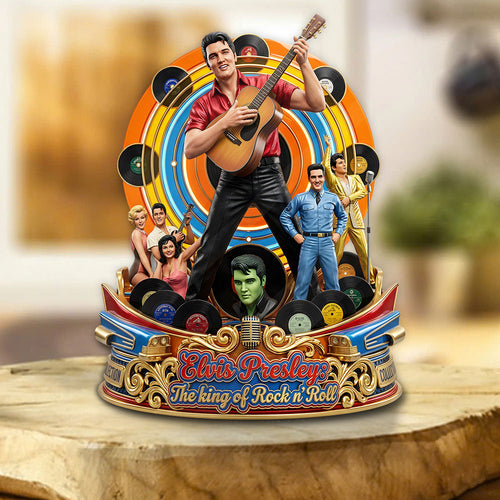Elvis Presley Custom Shape Acrylic Plaque – TMTHU6458