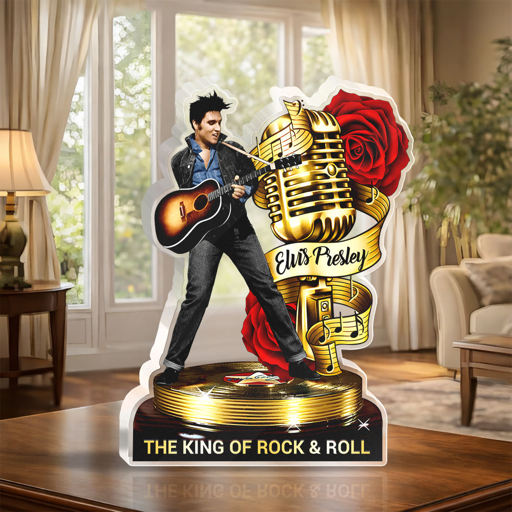 Elvis Presley Custom Shape Acrylic Plaque – GNE5078