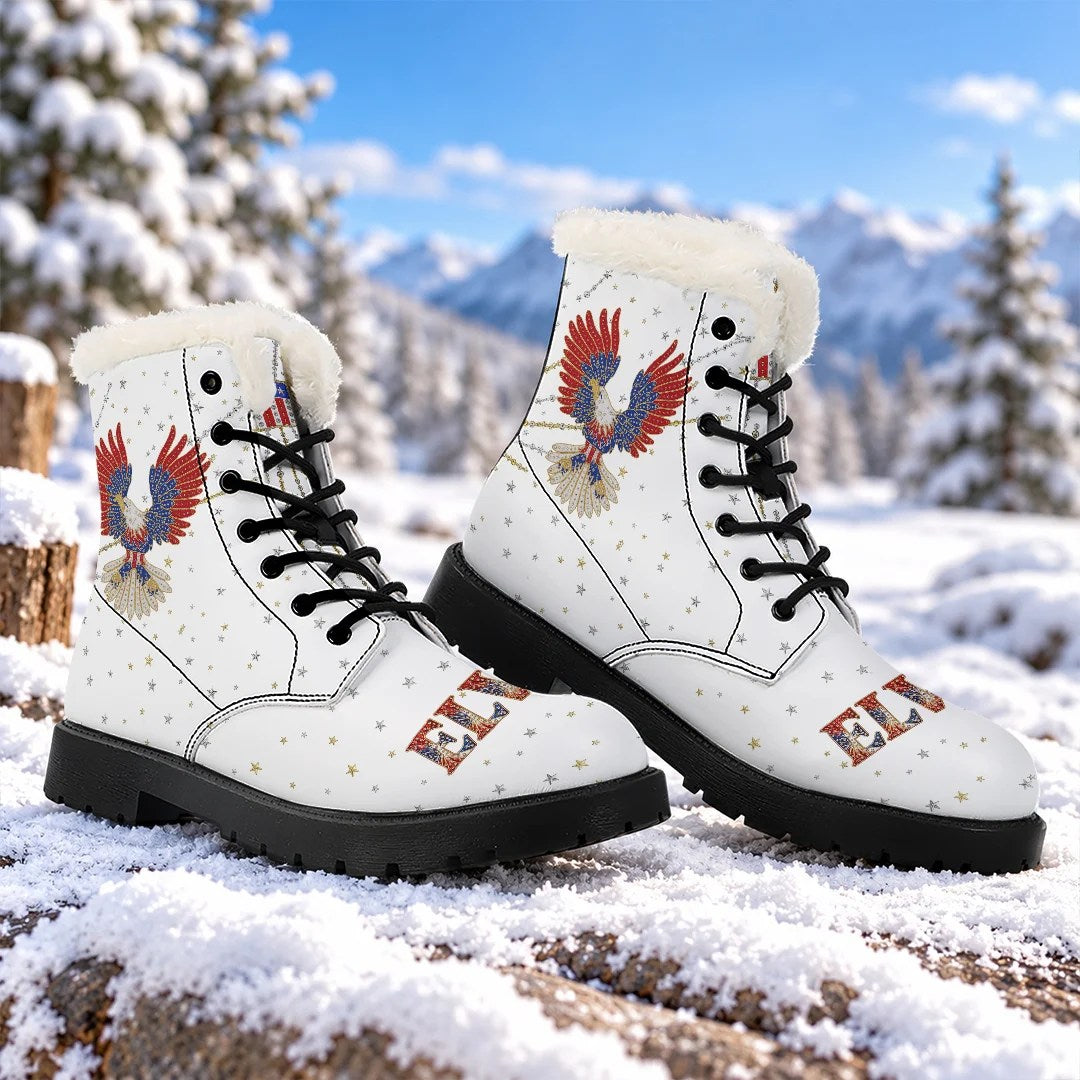 Elvis Presley Faux Fur Leather Winter Boots – HOATT21517