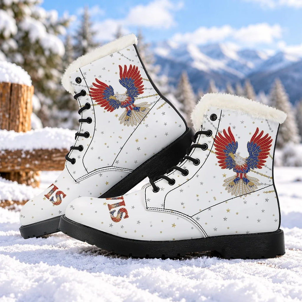 Elvis Presley Faux Fur Leather Winter Boots – HOATT21517