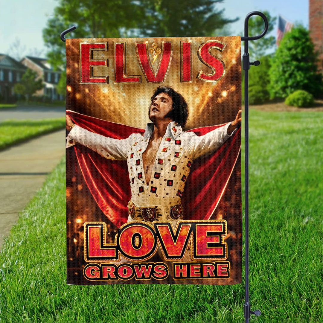 Elvis Presley Double-side Garden Flag – HOATT17154
